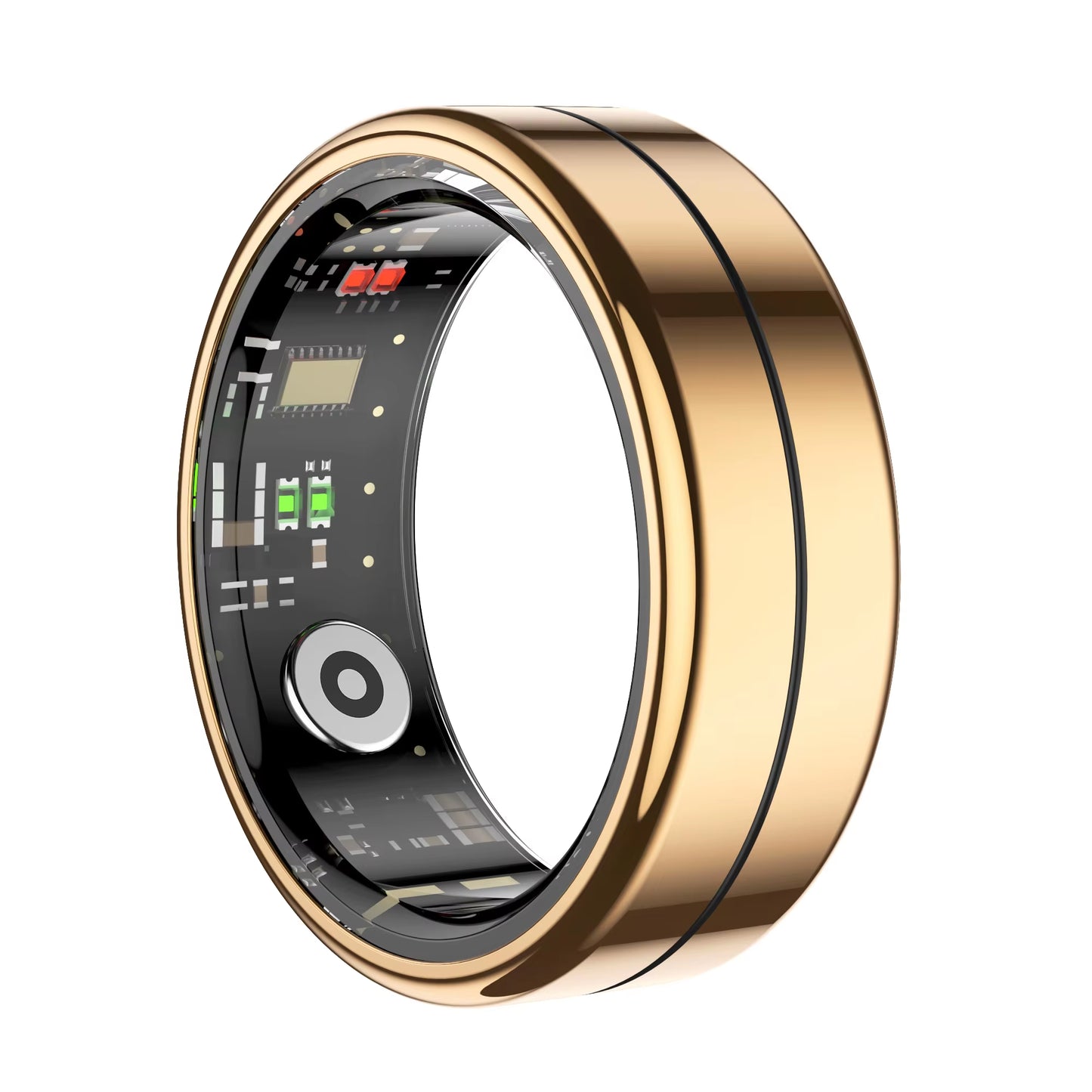 R04 Smart Ring Multifunction 5ATM Waterproof Ring Health Manager Sleep Monitor Heart Rate Blood Oxygen Monitoring for Men Women
